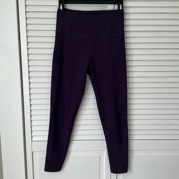 Girlfriend Collective Compressive High-Rise Legging Purple Small - Picture 2 of 6